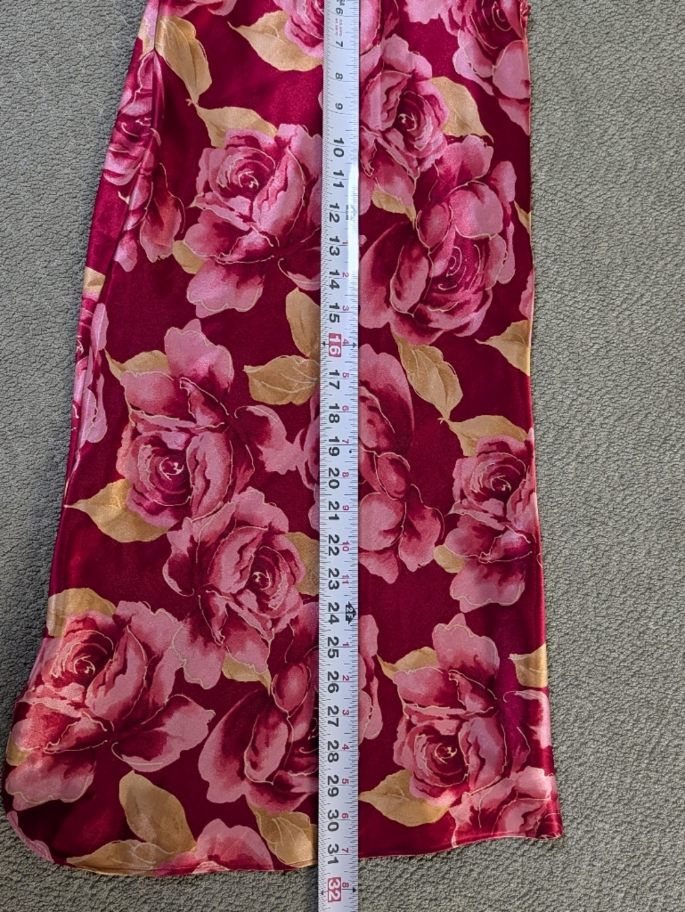 Cacique Lane Bryant Pink Satin Floral Slip Nightgown – Size 22/24 (Plus Size) - Picture 7 of 10
